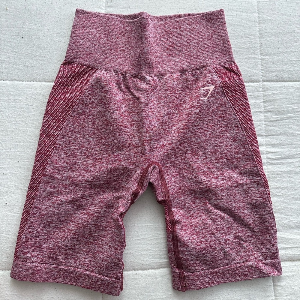 gymshark red shorts